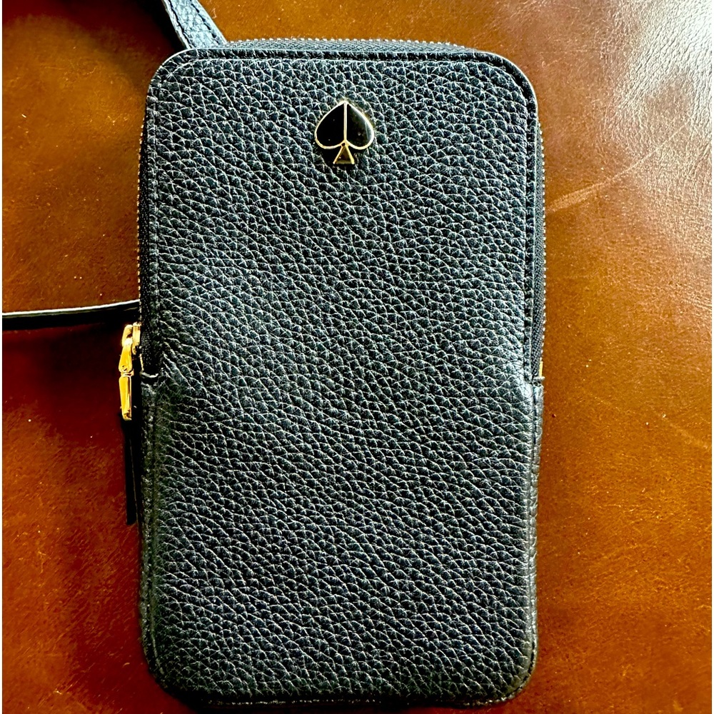 Kate Spade Small Phone Crossbody Purse Black